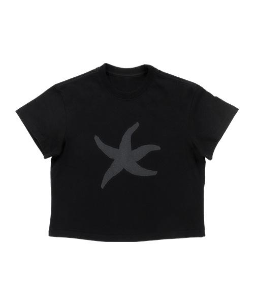 TCM starfish logo crop T (black)