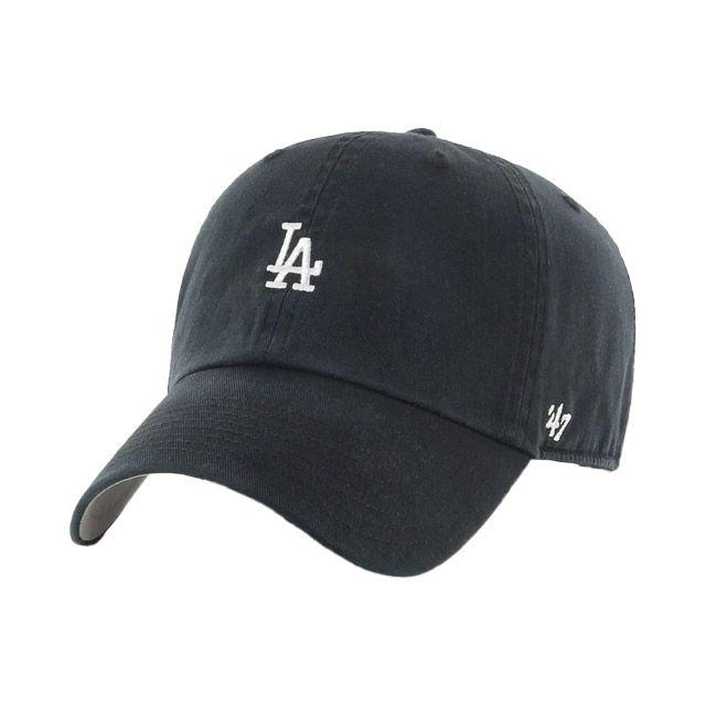 MLB모자 엘에이 다저스 블랙 화이트미니로고