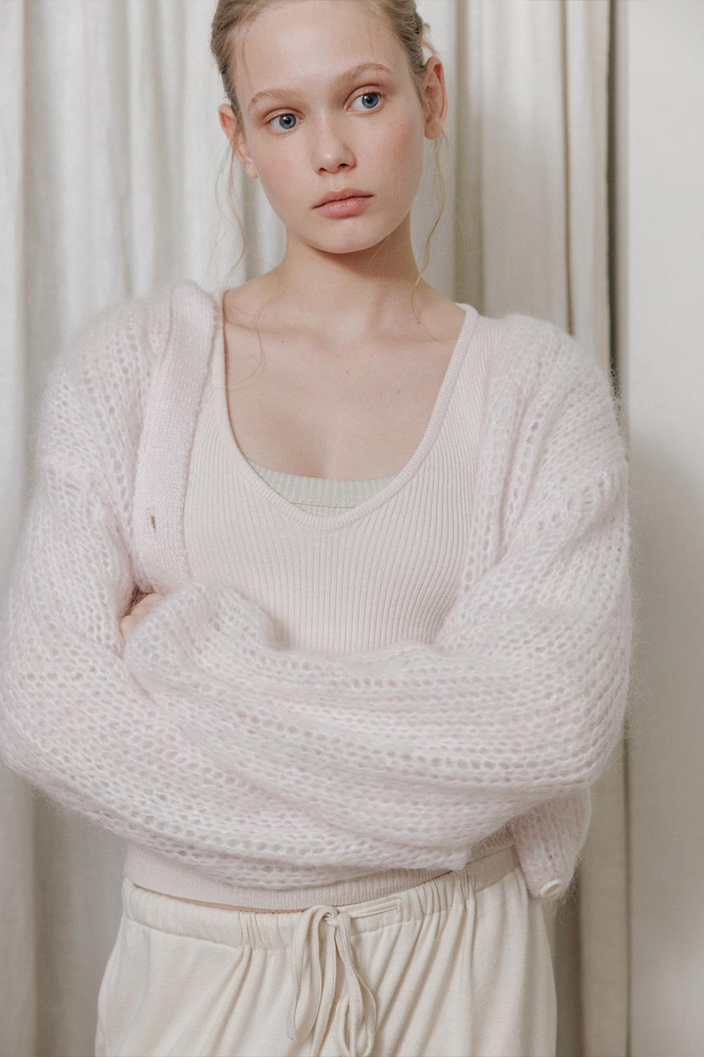 [예원pick] Robe Cardigan_Pink