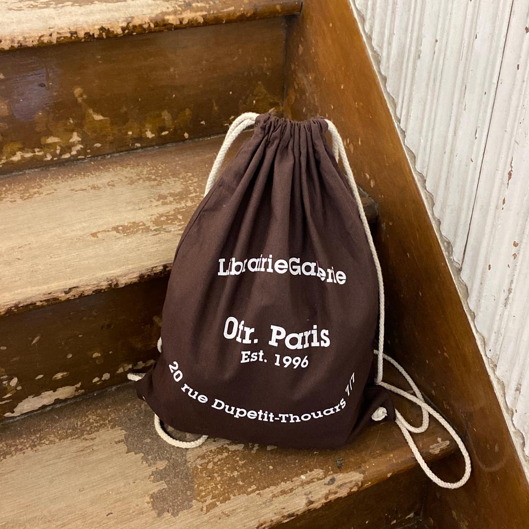 0fr. String Bag - Choco Brown - White