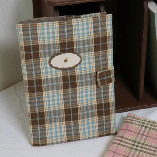 손자수 패브릭 북커버