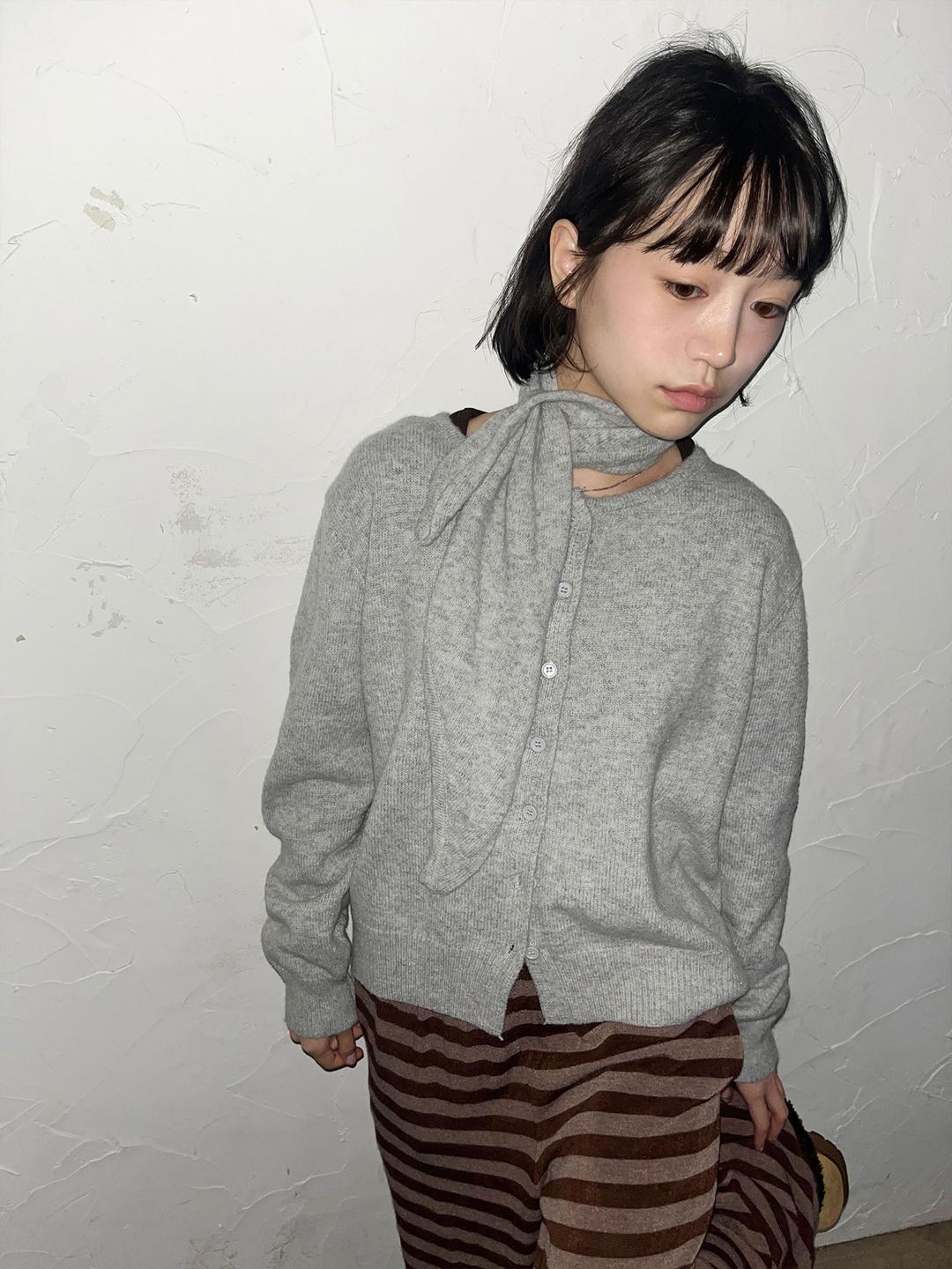 쁘띠 스카프 SET 가디건