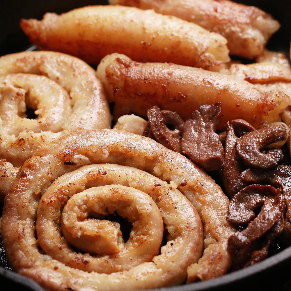 자미곱 한우대창구이 곱창구이 염통 특양 캠핑음식 요리 소스 파김치 포함 소곱창 맛집 [원산지:상세설명에 표시]