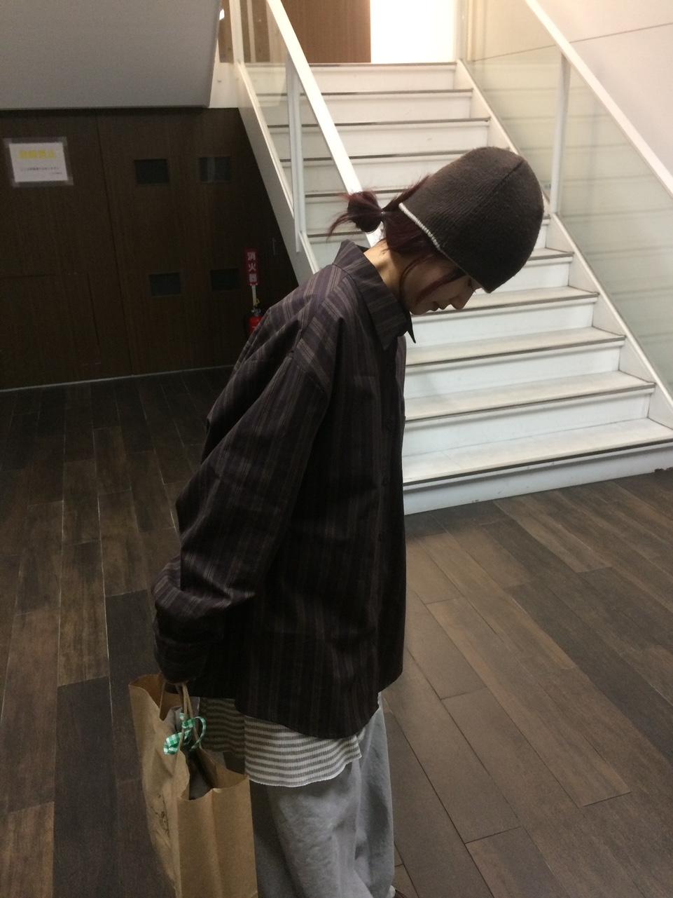 세로줄 빈티지 옥스포드 셔츠