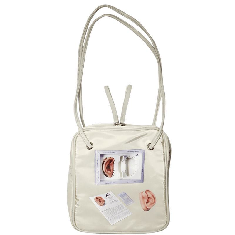 Ear Rest Square Shoulder Bag