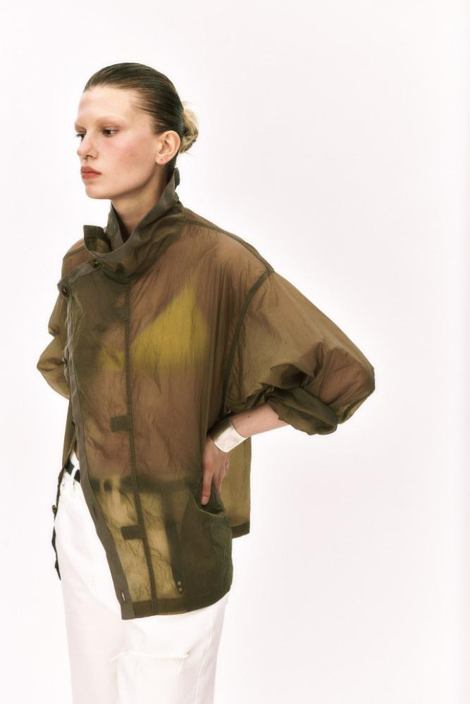 Jaybo Crinkled Jacket deep beige