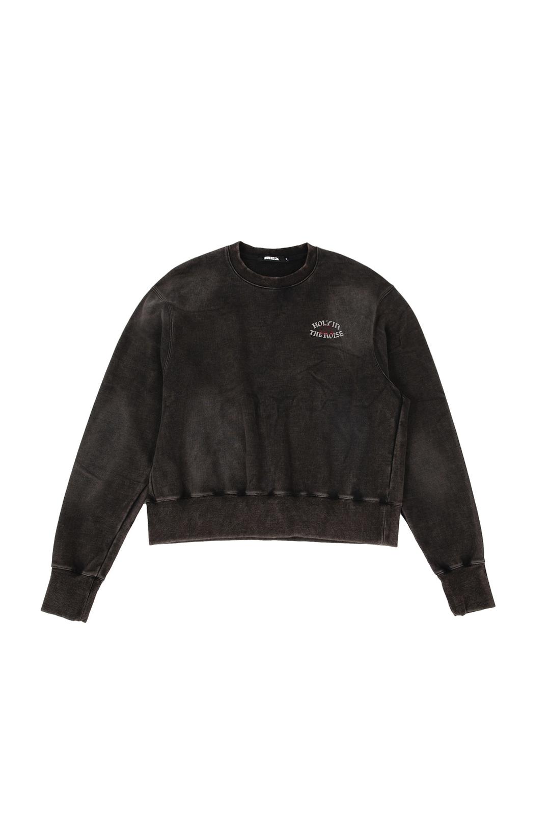 VINTAGE WASHED LIP SWEATSHIRT [BLACK]