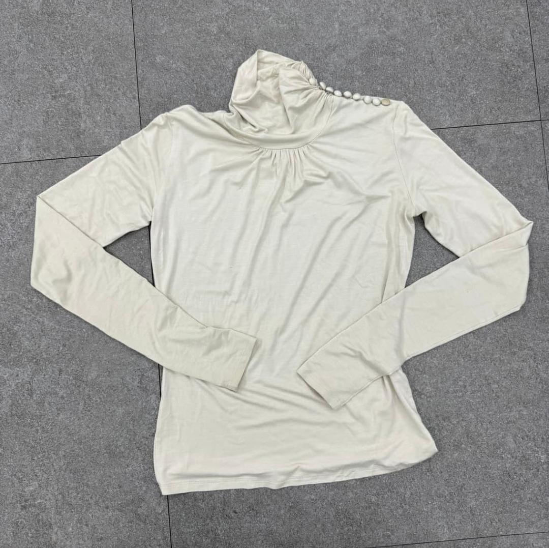 막스마라 드레이프 터틀넥 블라우스 탑 | 후루츠패밀리