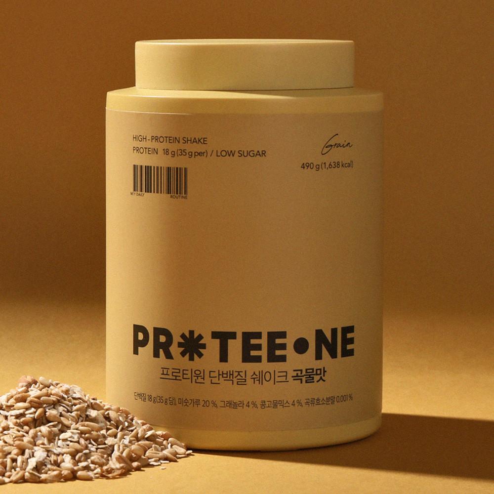 프로티원 단백질 쉐이크 곡물맛 외 4종 다이어트 식사대용 프로틴 보충제 파우더 한끼 맛있는