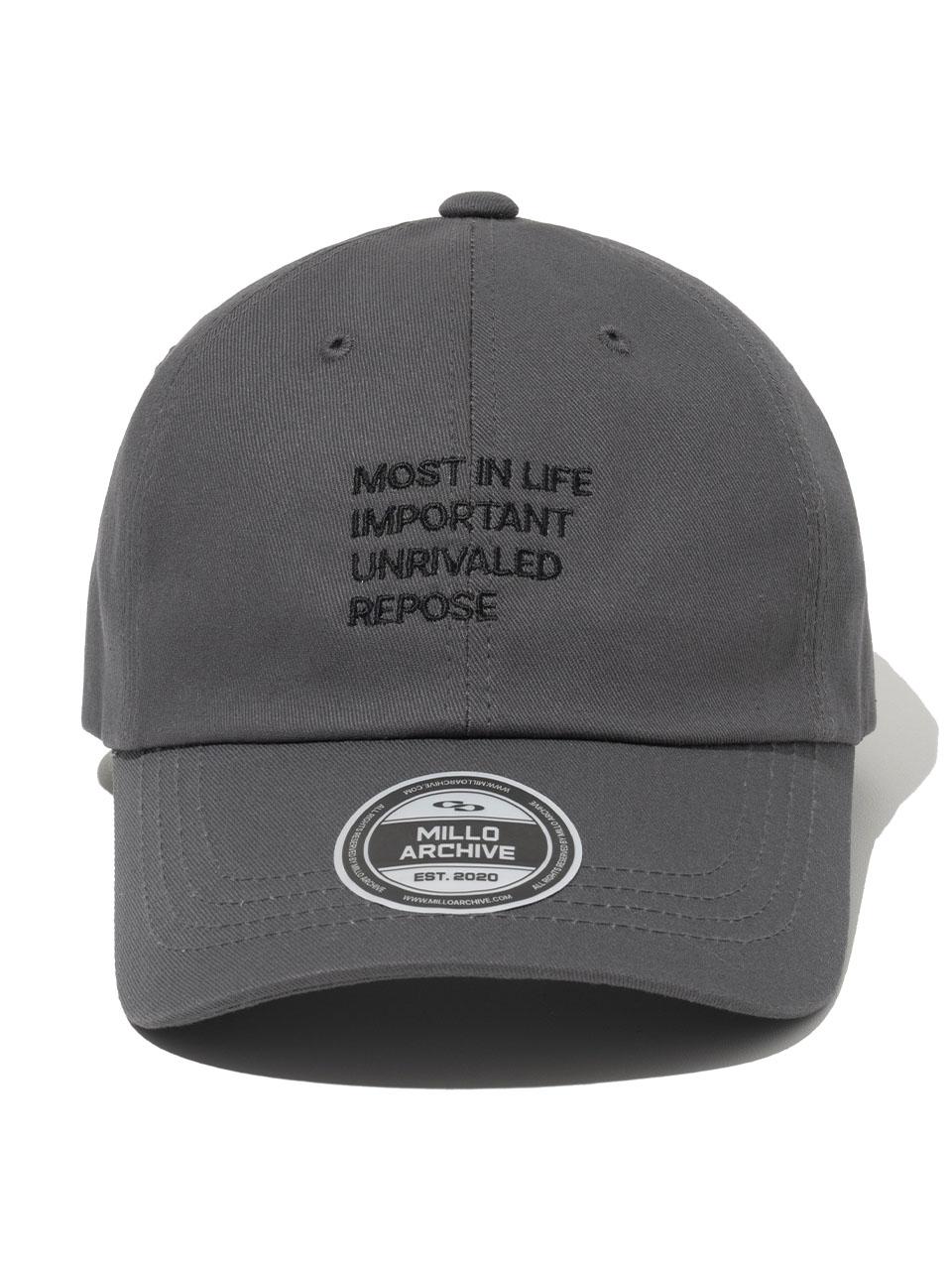Repose Signature Ball Cap [Charcoal]