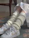 LUS LEG WARMER(WHITE, BEIGE, PINK, GREY, BLACK 5COLORS!)