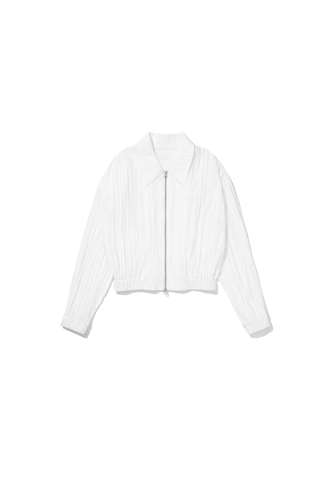 Wrinkle Blouson White