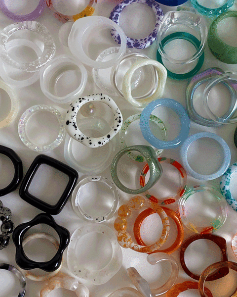[무배] homaika acrylic ring series