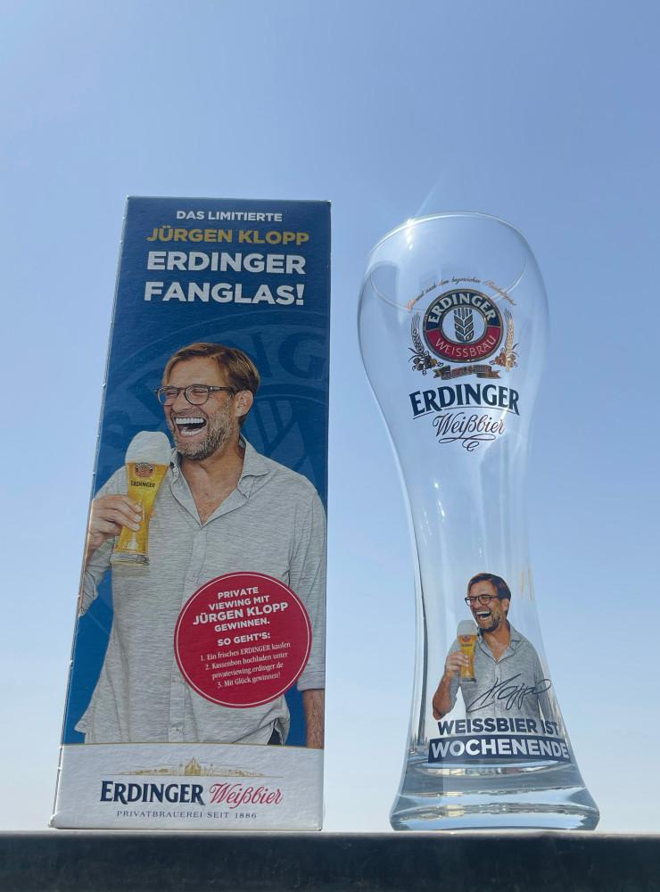 맥주 전용 잔 에딩거 Erdinger 파울라너 Paulaner 필스너 우르켈 Pilsner Urquell 한정판 맥주잔 위르겐 클롭 콜라보