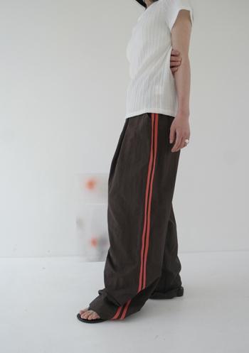 에프터먼데이 2 line track pants (2c)