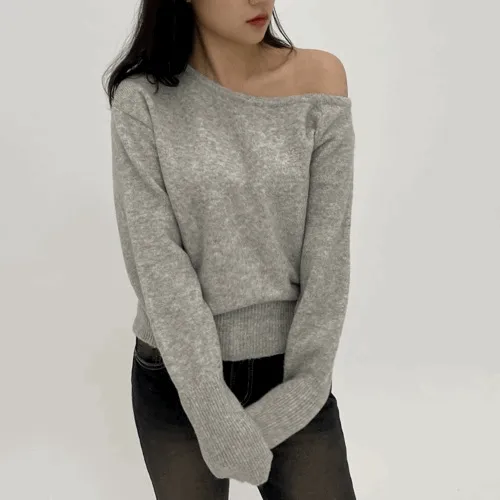 [최저가/-3kg] 디번 캐시미어 언발 오프숄더 니트 3color