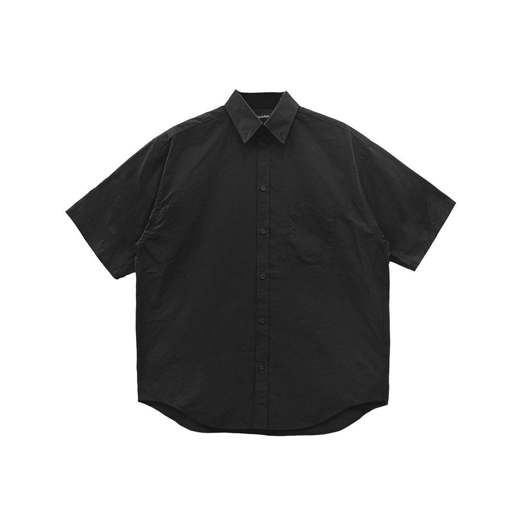 발렌시아가 Balenciaga Black SURFER Cracked Vintage Cotton