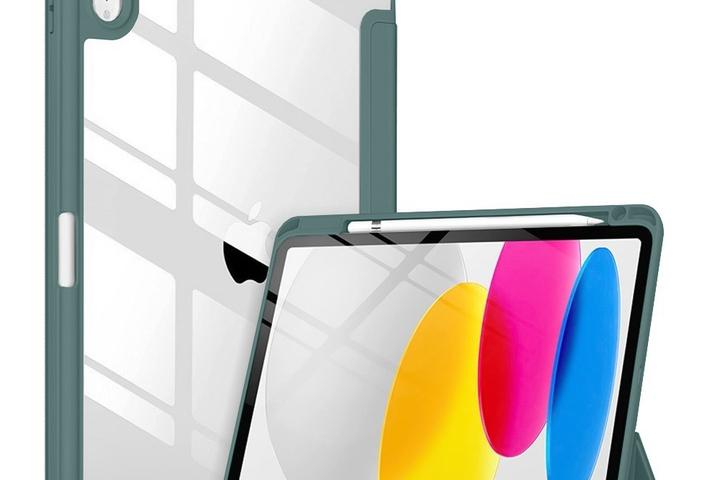 아이패드 10세대 10.9인치 애플 펜슬 수납 클리어 스마트 북커버 케이스