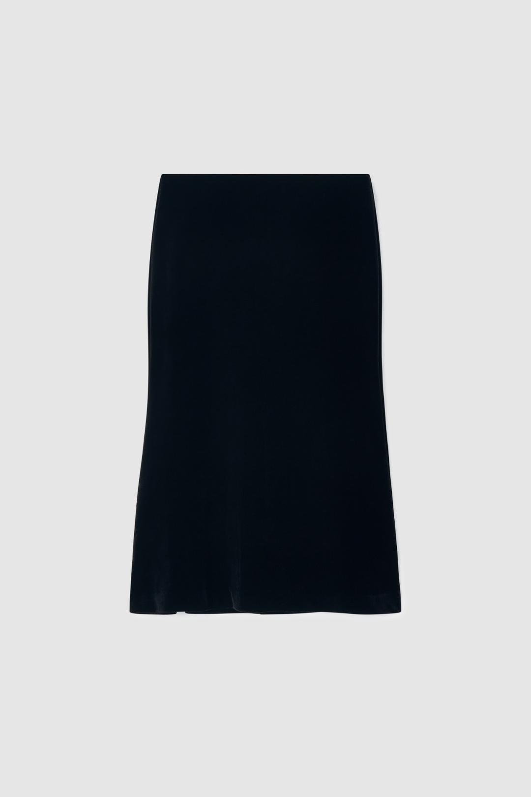 3RD/Stretch Velvet Skirt(Short/Long)