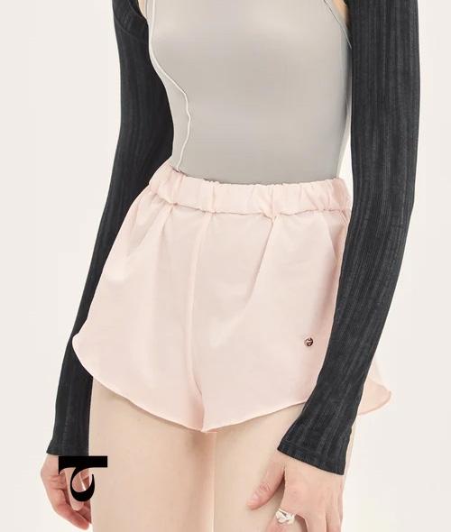 Typha - Flower Bud Ruffle A-Line Shorts