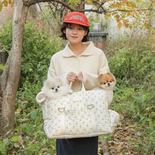 오브백 소형 중형 강아지 카시트 드라이빙킷 콘솔 켄넬 이동장