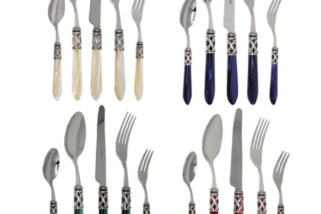 고급스러운 엔틱 커트러리 까사부가티 알라딘 시리즈