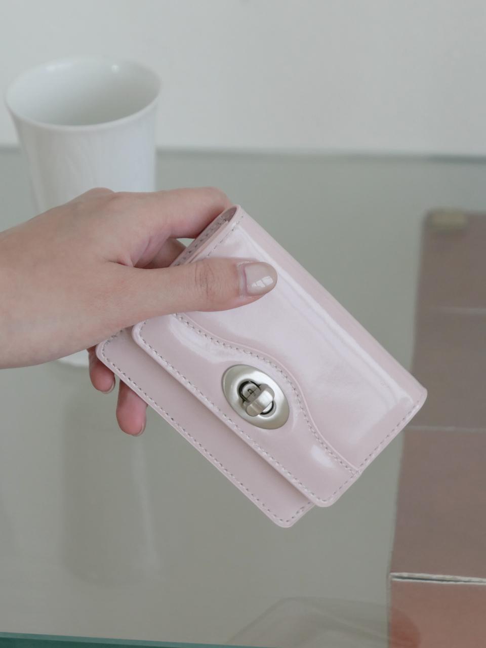 BÉART CARD WALLET_LILAC PINK