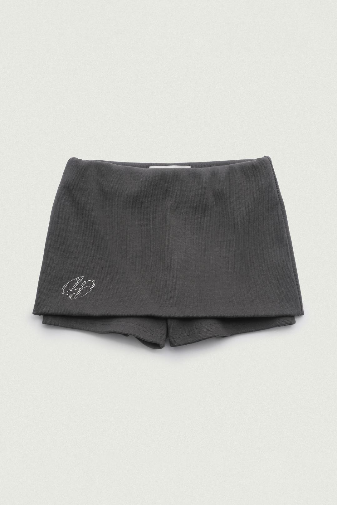 Symbol hot pix skirt pants (Charcoal)
