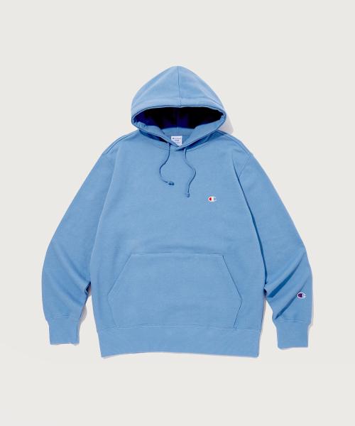 베이직 C로고 후드 티셔츠 Pale Blue
