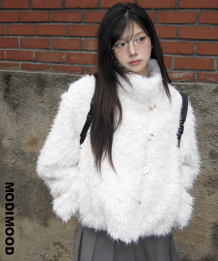 [MD소장🖤] 베비 빈티지 퍼 자켓 - 2color