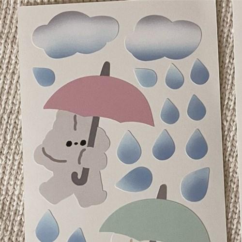 베베 빅 비오는날 스티커