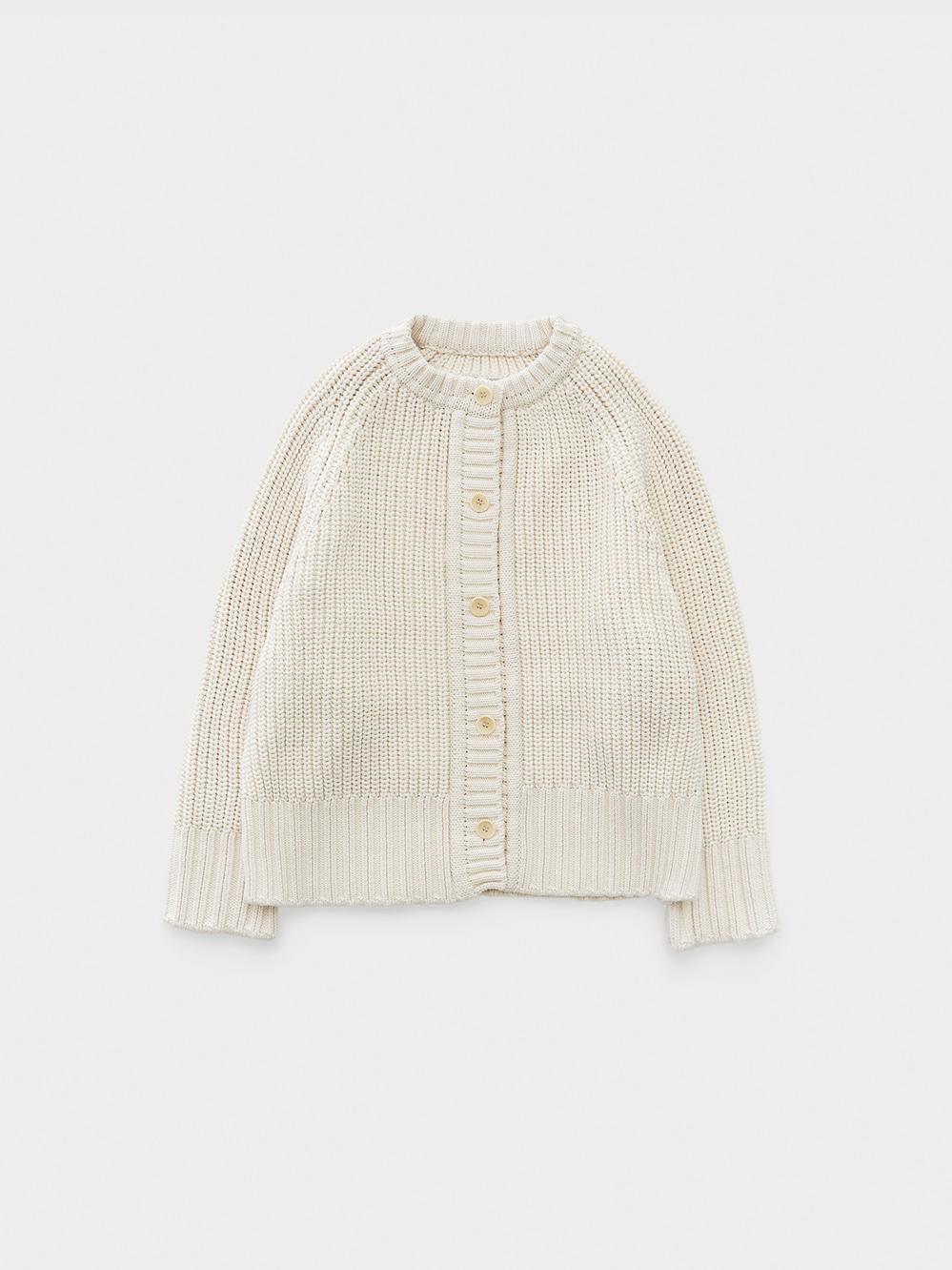 Chunky Rib Cardigan_Cream