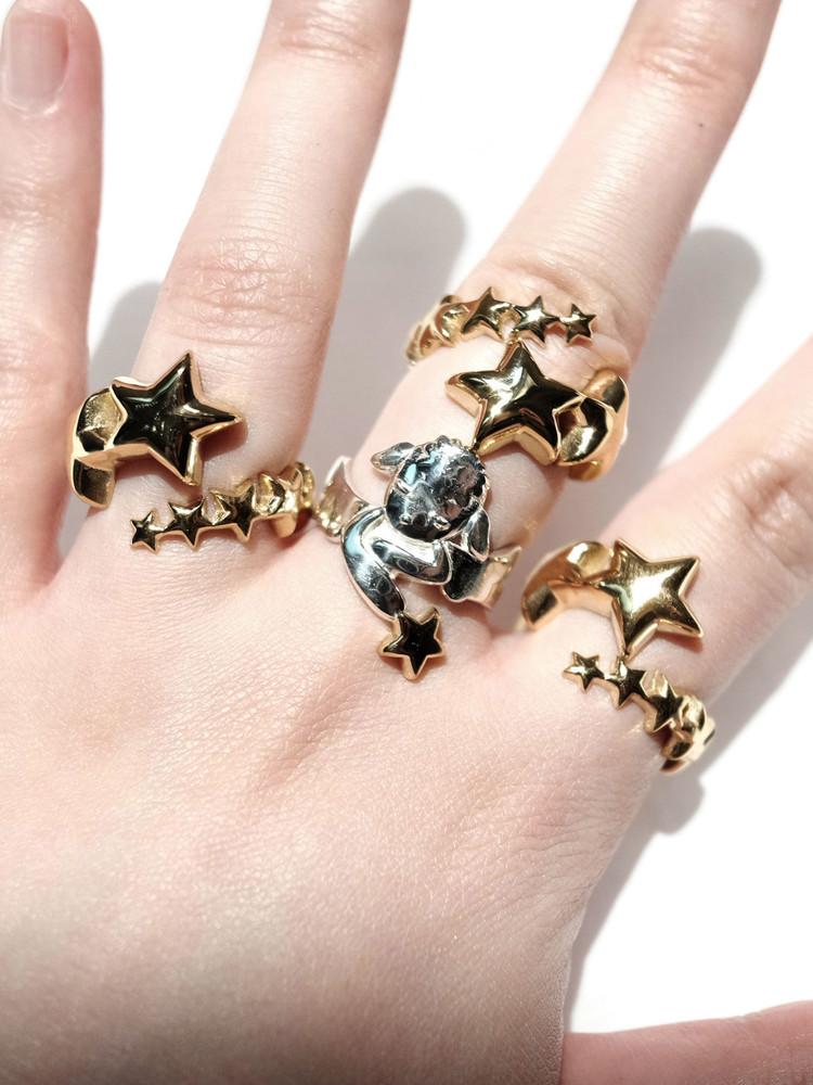 Angel + Star Rings