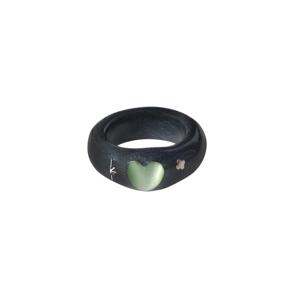 heart looping ring