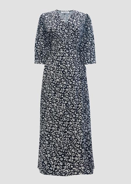 PONY ZIENNE [플라워 랩 DRESS]
