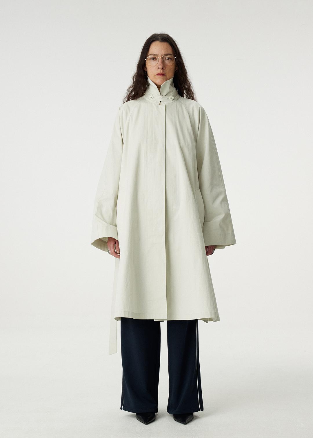 Pale Single Trench Coat, Mint