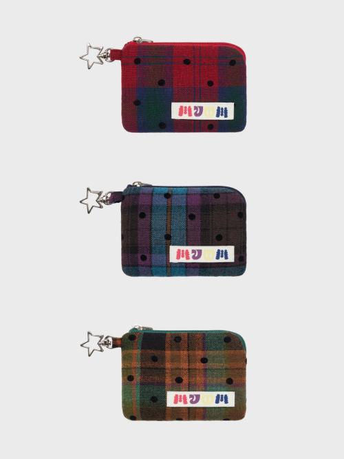 도트 체크 포켓 Dot Check Pocket  (3 Colors)