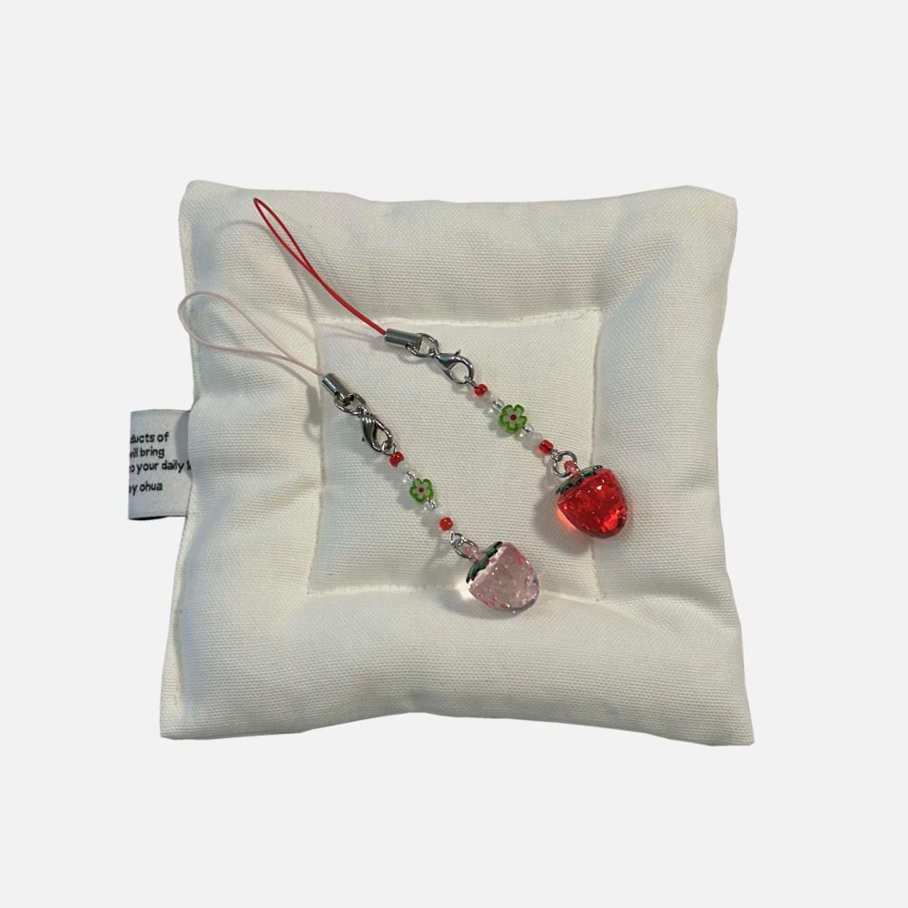 [real strawberry] 리얼딸기 키링 / 핸드폰고리