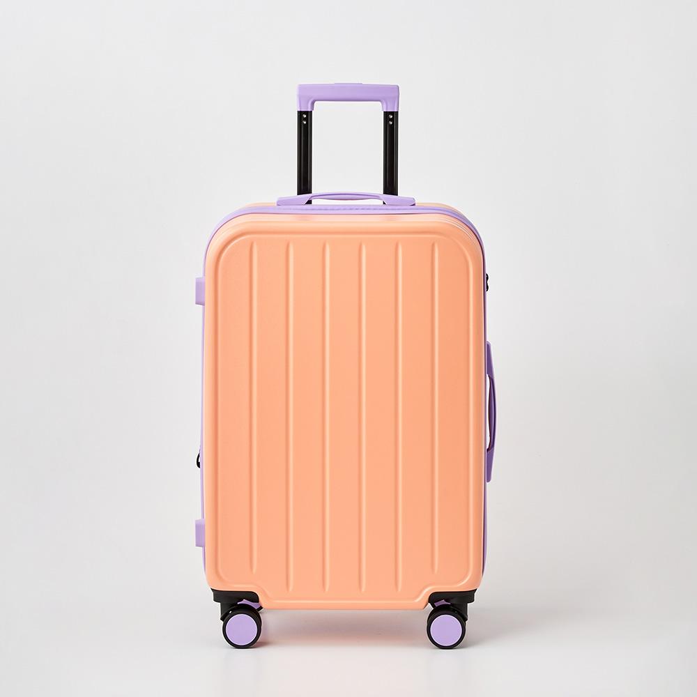 BT 버터 트래블 확장형 투컬러 캐리어 24형 코랄 퍼플