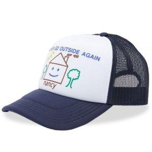 Nancy Never 고 Outside Again Trucker 캡 야구 Navy - 인터파크 쇼핑