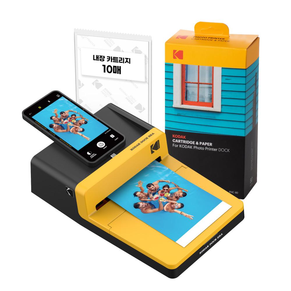 코닥 ERA 도크 포토프린터 사진인화기+카트리지 90매 번들
