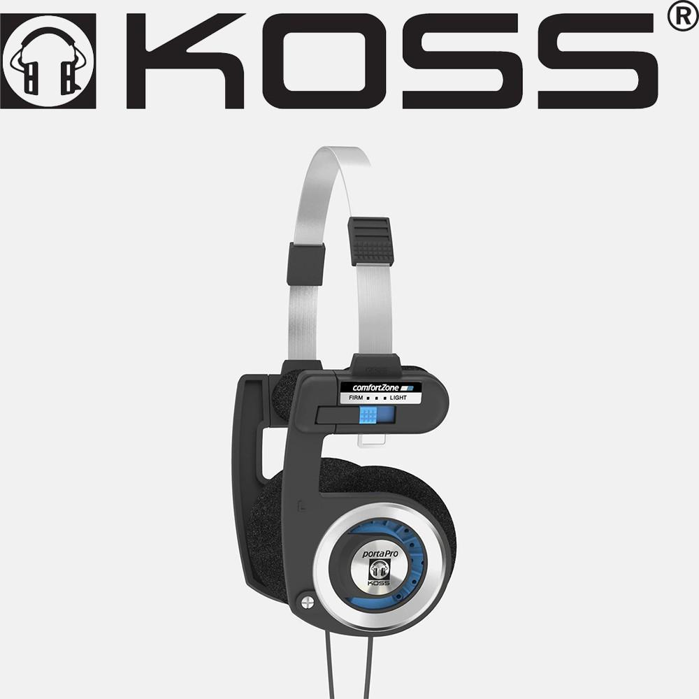 KOSS 코스 포르타 프로 온이어 이어폰 헤드셋 블랙 실버 포타프로