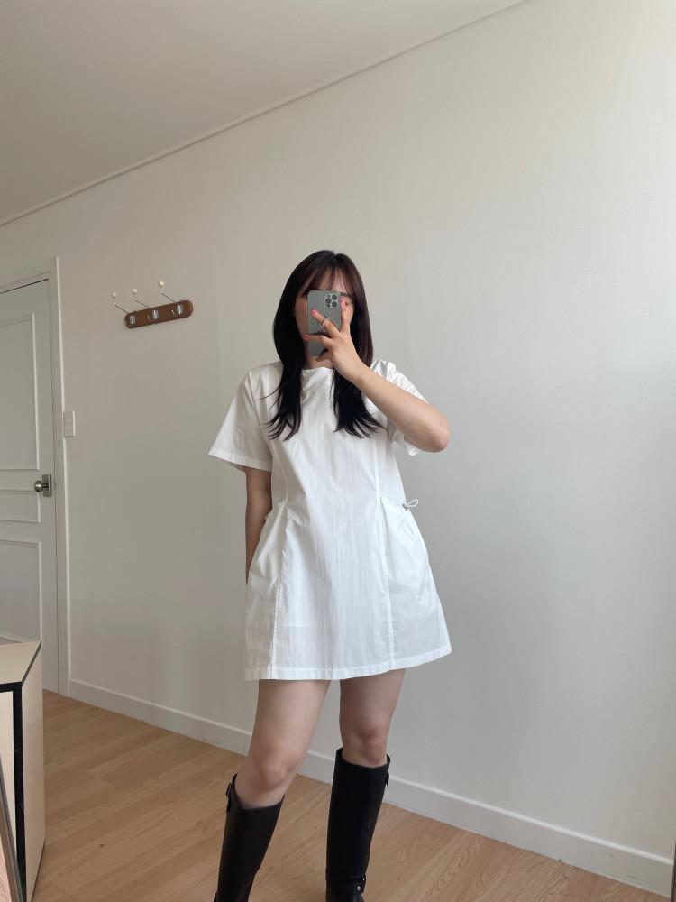 포레스트 스트링 미니 원피스