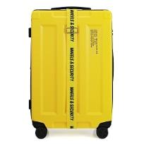 휠즈앤컨테이너 PC하드 캐리어 옐로우 화물용 28인치
