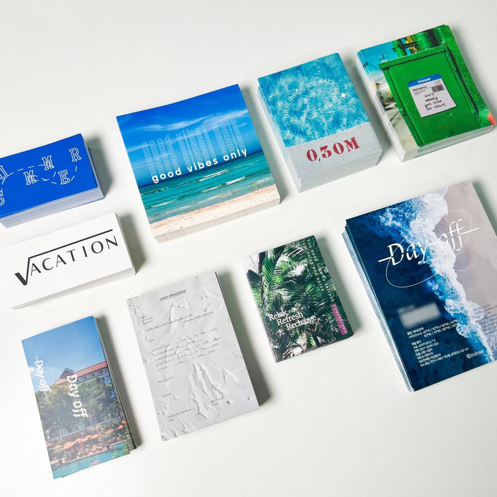 [이십일도씨] 데이오프 조각 스티커 Day off pack