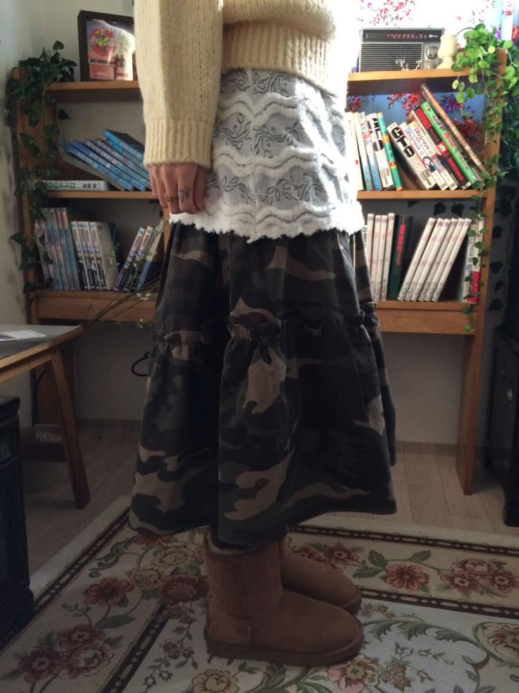 밀리 캉캉 스커트 (1color)