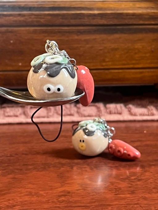 파 추가! 호우~ 내 타코야끼 키링