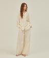 아템포(ATEMPO)  CLASSIC ROUND PAJAMA SET_ivory - 사이즈 & 후기 | 무신사