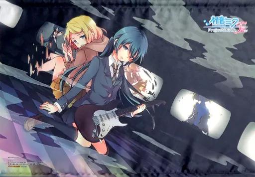 駿河屋 -<中古>初音ミク＆鏡音リン オリジナルB2タペストリー 「PS3/PS Vitaソフト 初音ミク -Project DIVA- F 2nd」 ゲーマーズ購入特典（タペストリー）