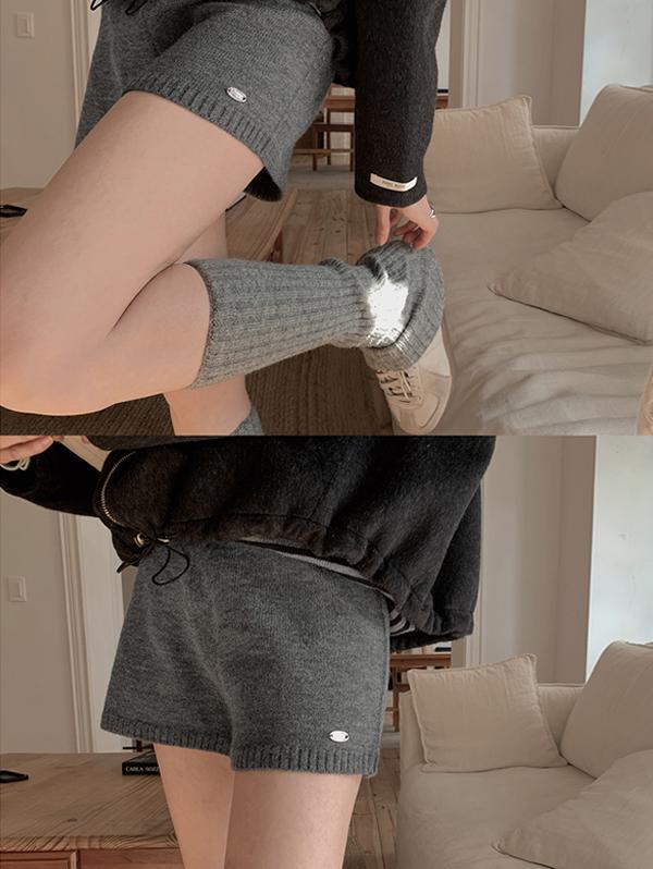 슬로우앤드 [기획특가] 코이 니트 숏팬츠 - 2 size